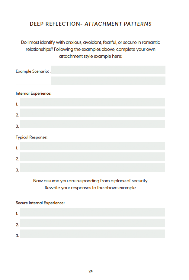 Downloadable and Fillable PDF (Christian Version): Learning to Love Better: A Journaling Guide to Building Emotional Awareness and Healthy Romantic Relationships with Scriptural Reflections