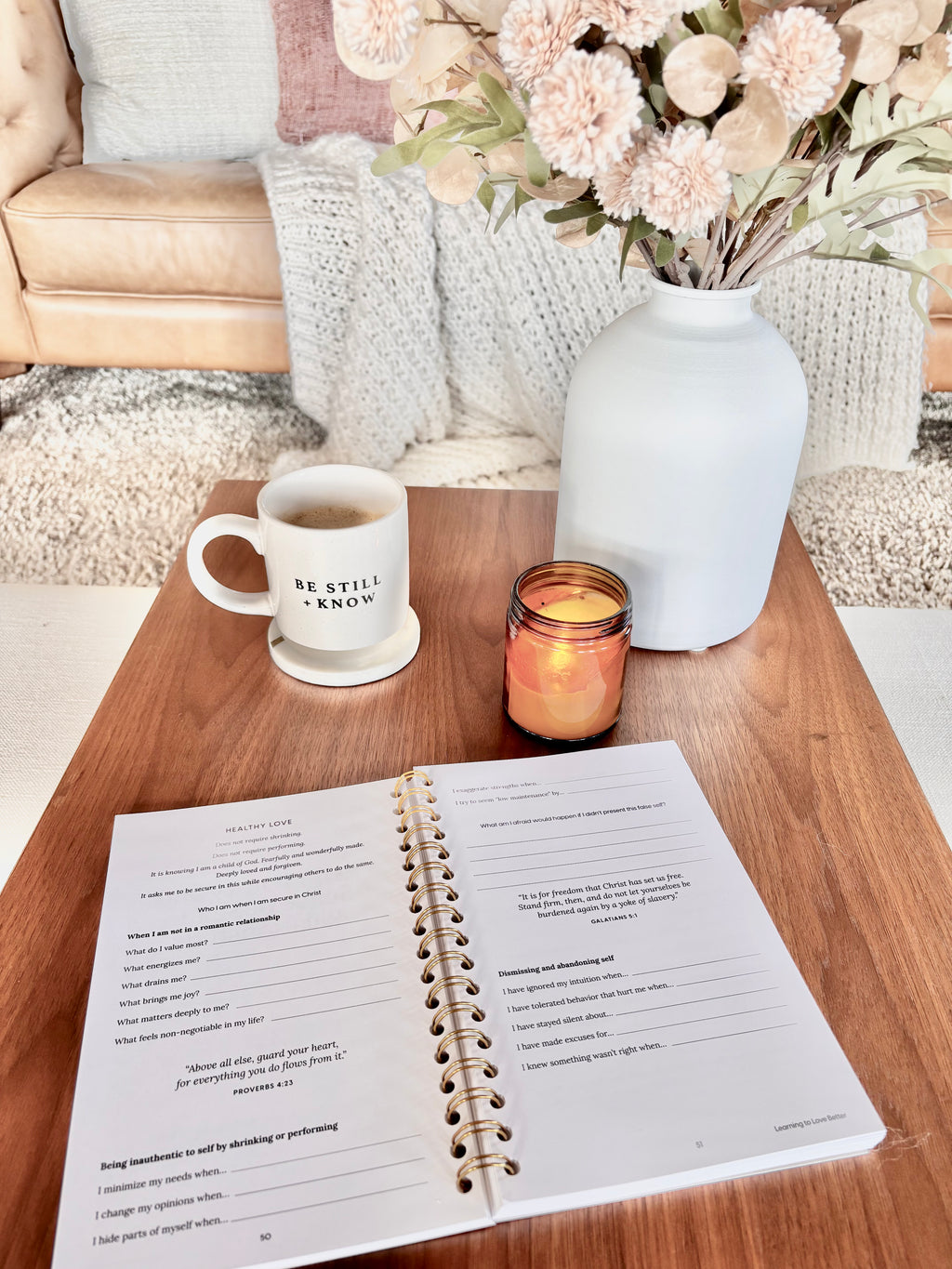 Learning to Love Better (Christian Version): A Journaling Guide to Building Emotional Awareness and Healthy Romantic Relationships with Scriptural Reflections