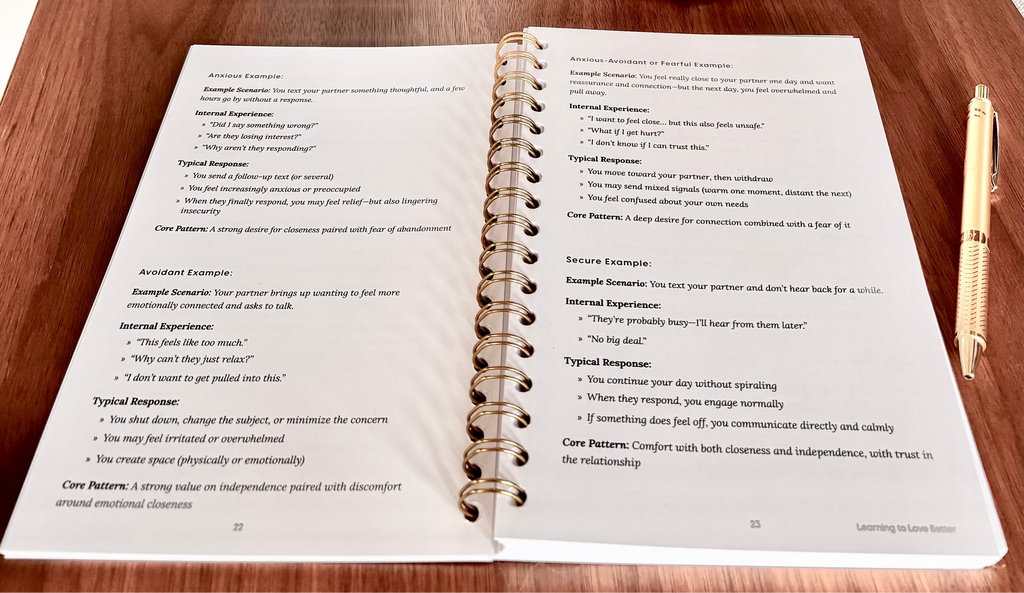 Learning to Love Better (Christian Version): A Journaling Guide to Building Emotional Awareness and Healthy Romantic Relationships with Scriptural Reflections