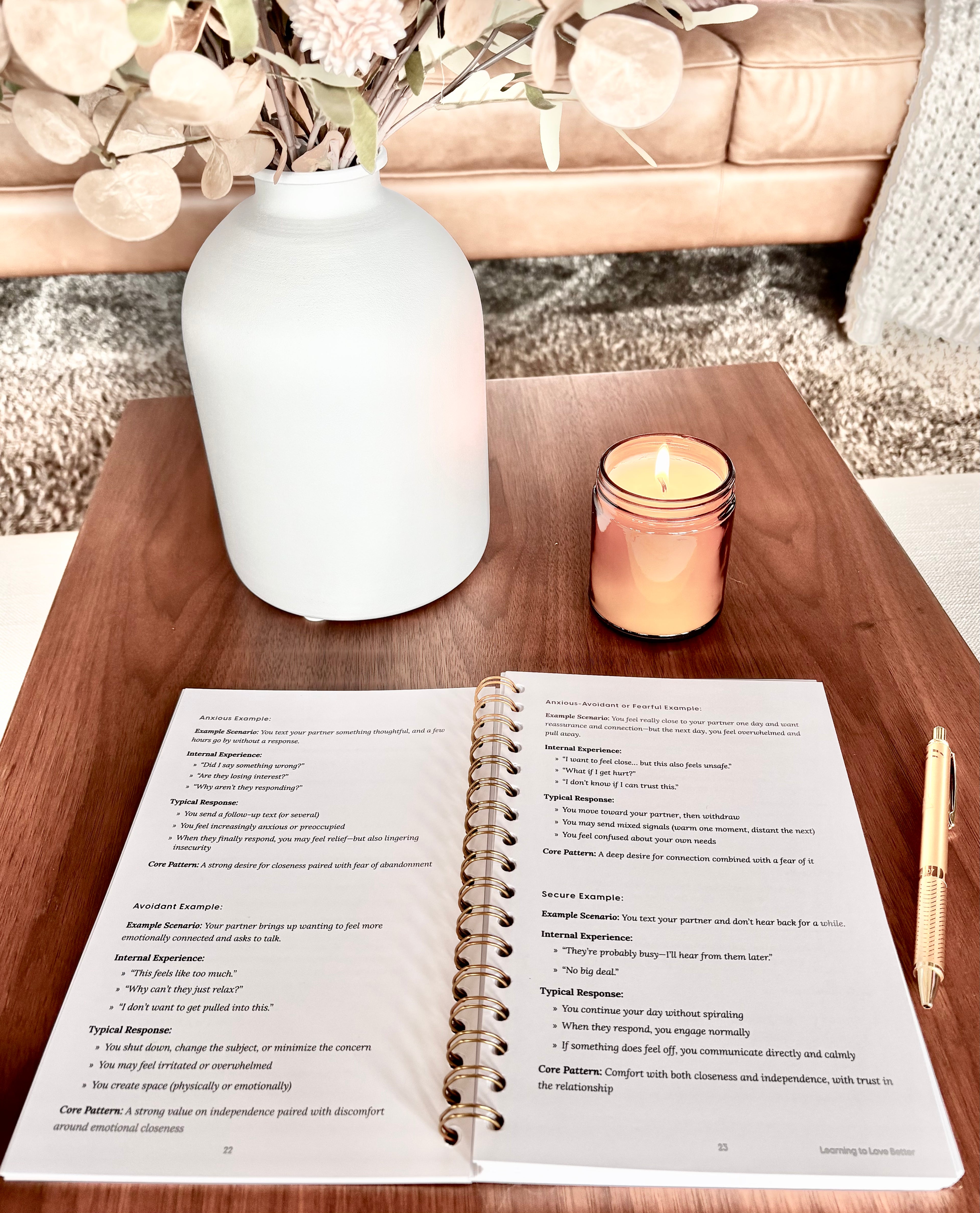 Learning to Love Better: A Journaling Guide to Building Emotional Awareness and Healthy Romantic Relationships with Scriptural Reflections- Downloadable and Fillable PDF