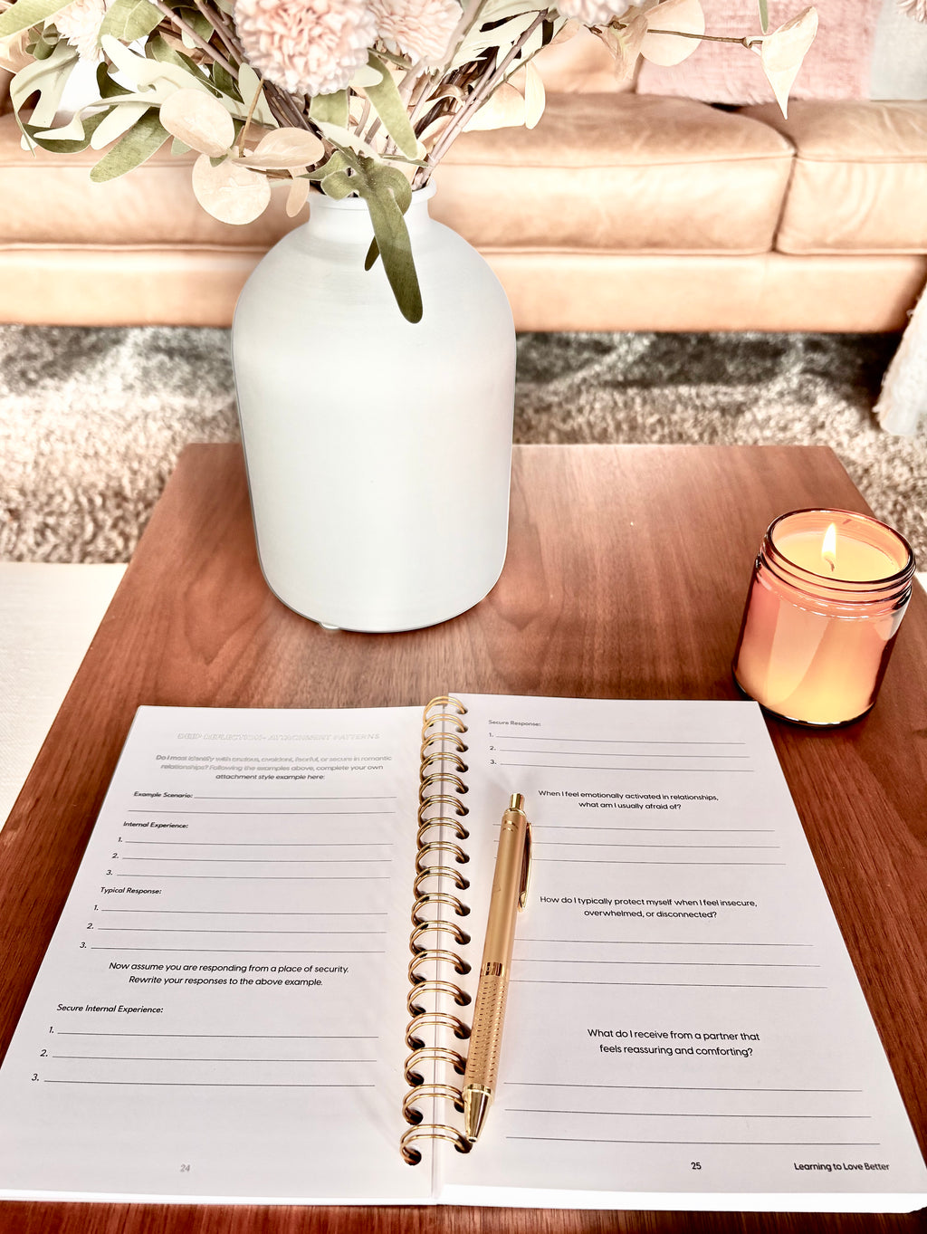 Learning to Love Better (Christian Version): A Journaling Guide to Building Emotional Awareness and Healthy Romantic Relationships with Scriptural Reflections