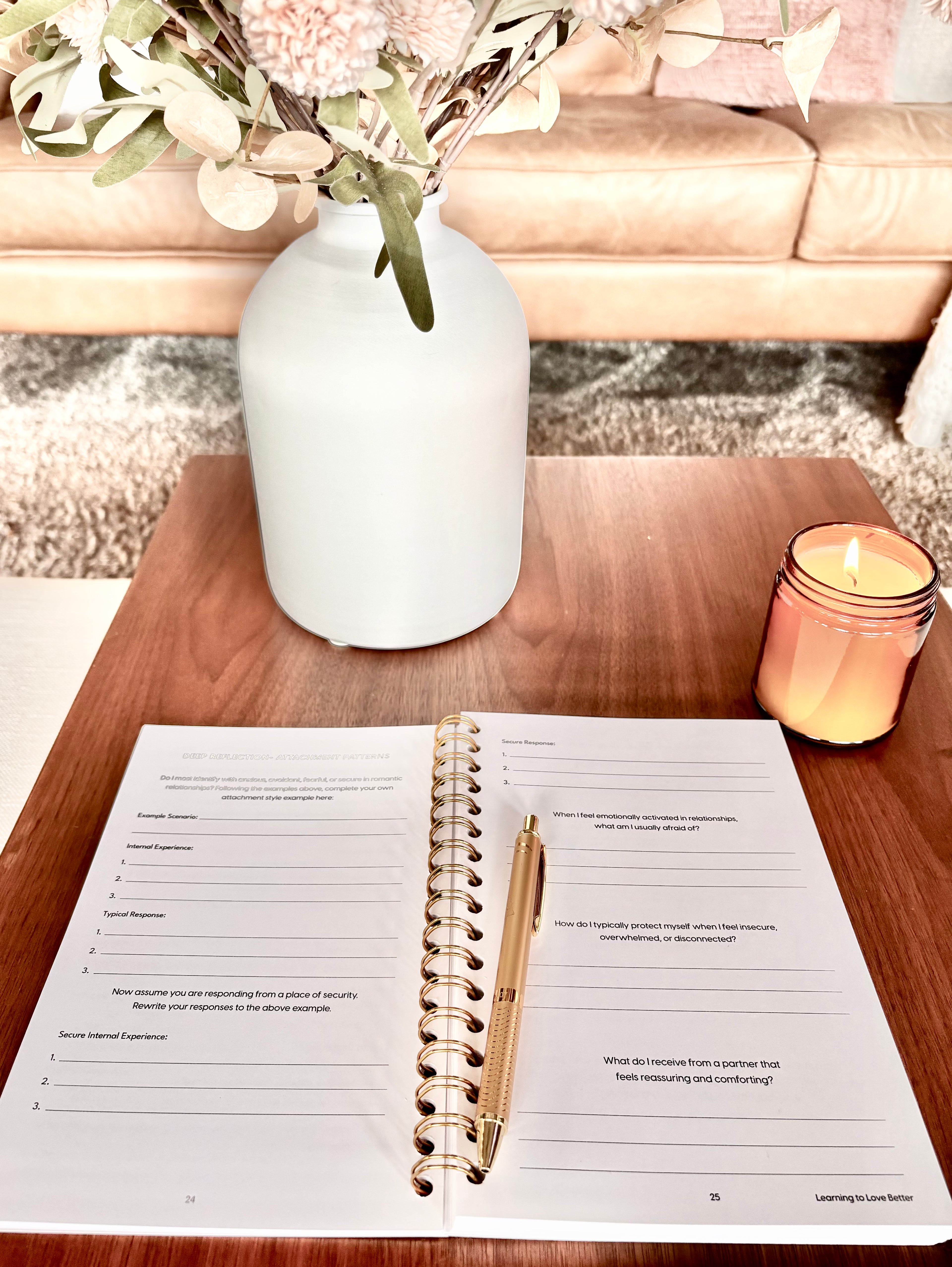 Learning to Love Better (Christian Version): A Journaling Guide to Building Emotional Awareness and Healthy Romantic Relationships with Scriptural Reflections