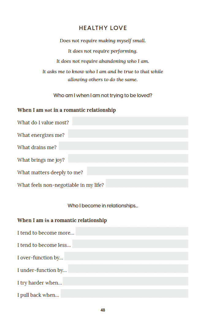 Learning to Love Better (Christian Version): A Journaling Guide to Building Emotional Awareness and Healthy Romantic Relationships with Scriptural Reflections